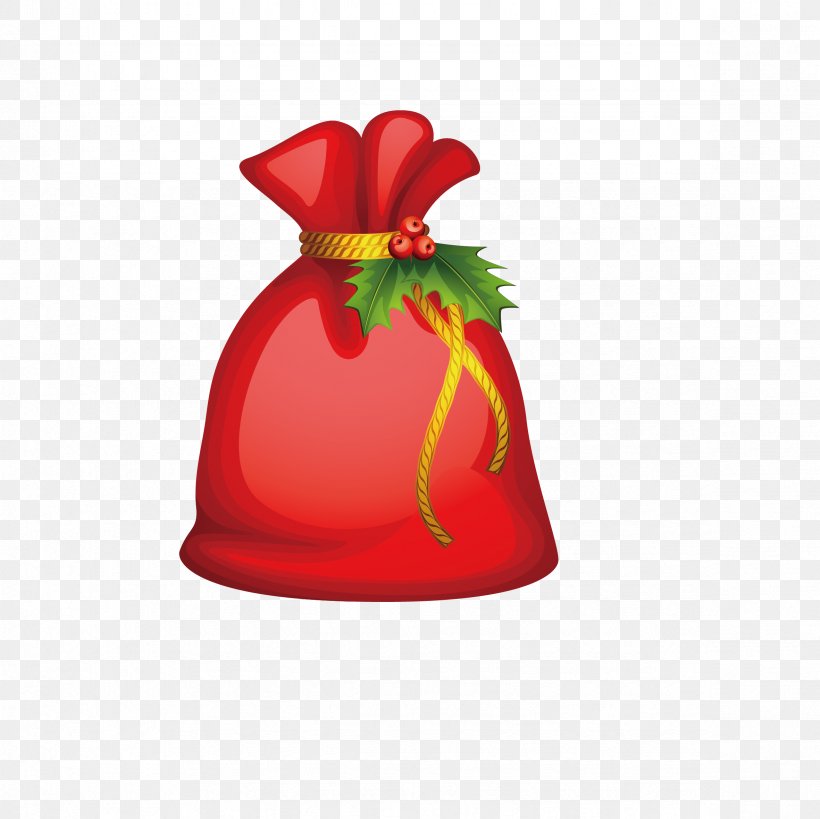 Ded Moroz Santa Claus Gift Bag, PNG, 2362x2362px, Ded Moroz, Bag, Christmas, Christmas Ornament, Fruit Download Free