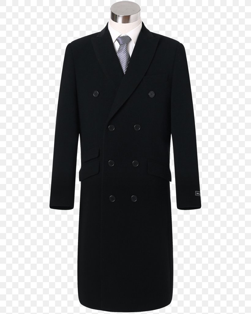 Tuxedo Overcoat Cashmere Wool Double-breasted Jacket, PNG, 505x1024px, Tuxedo, Black, Blazer, Cashmere Wool, Coat Download Free