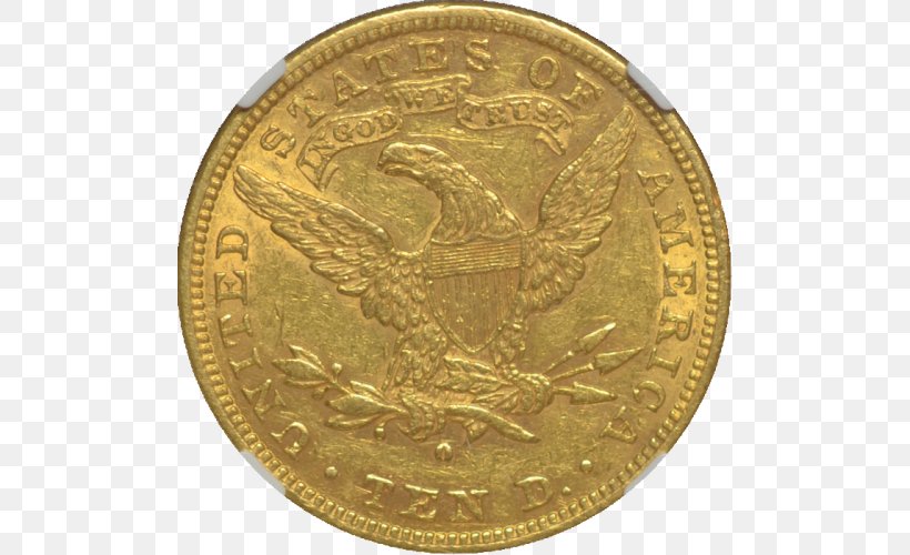 Coin Gold Quarter Eagle, PNG, 500x500px, Coin, Ancient History, Brass, Bronze Medal, Capped Bust Download Free