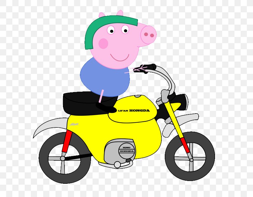 Daddy Pig George Pig Bicycle Mummy Pig, PNG, 640x640px, Daddy Pig, Animation, Bicycle, Bicycle Accessory, Cartoon Network Download Free