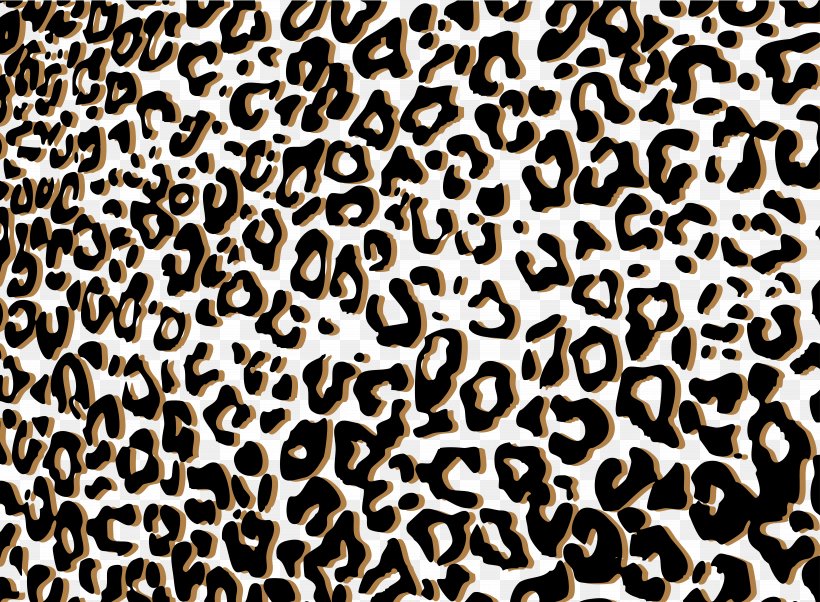 Leopard Horse Animal Print Decal Textile, PNG, 8506x6252px, Leopard, Animal, Animal Print, Black And White, Carnivoran Download Free