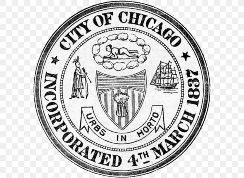 Logo University Of Illinois At Chicago Seal Emblem Sceau De Chicago, PNG, 596x598px, Logo, Area, Badge, Black And White, Brand Download Free