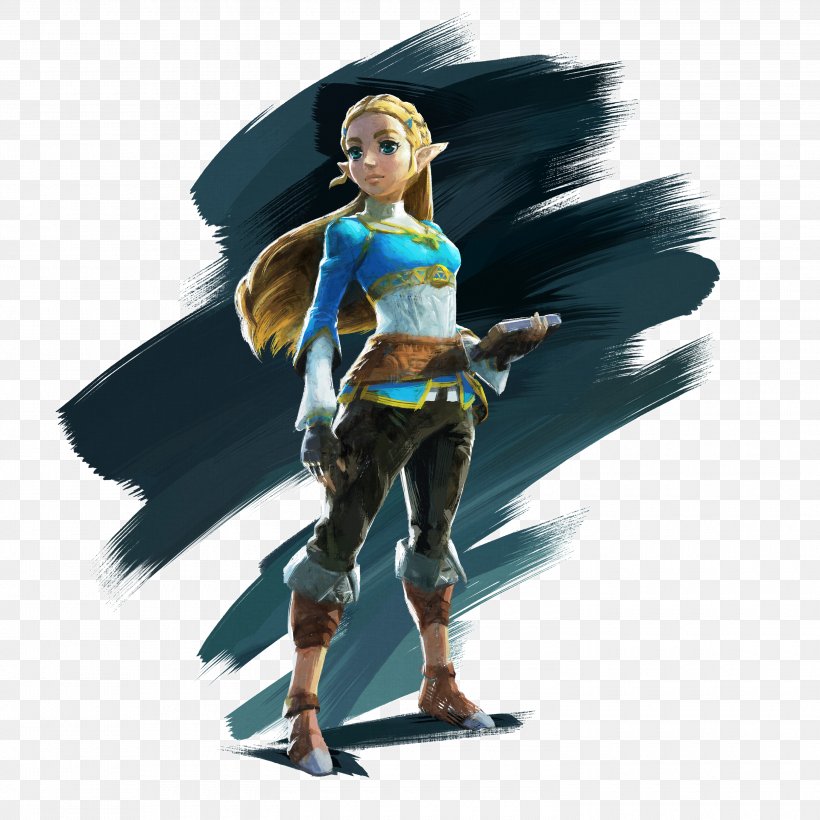 The Legend Of Zelda: Breath Of The Wild Princess Zelda Link Wii U The Legend Of Zelda: Art & Artifacts, PNG, 3000x3000px, Legend Of Zelda Breath Of The Wild, Action Figure, Art, Concept Art, Costume Download Free