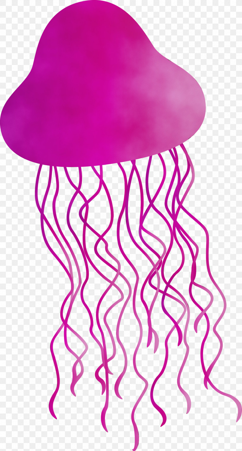 Violet Line Mathematics Geometry, PNG, 1610x3000px, Jellyfish, Geometry, Line, Mathematics, Paint Download Free