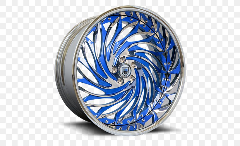 Alloy Wheel Spoke Cobalt Blue Hubcap, PNG, 500x500px, Alloy Wheel, Alloy, Automotive Tire, Bicycle Wheel, Blue Download Free