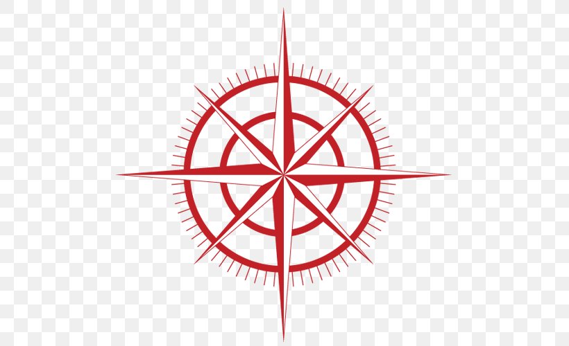 Compass Rose Clip Art, PNG, 500x500px, Compass Rose, Area, Cardinal Direction, Compas, Compass Download Free
