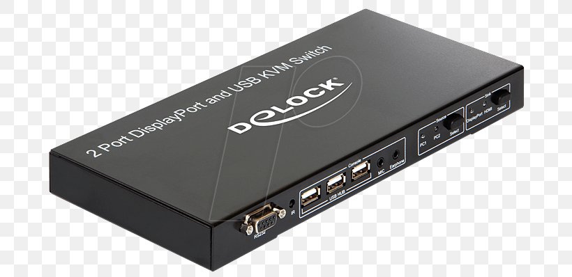 KVM Switches DisplayPort Computer Port USB Network Switch, PNG, 700x398px, Kvm Switches, Adapter, Audio Signal, Cable, Computer Download Free