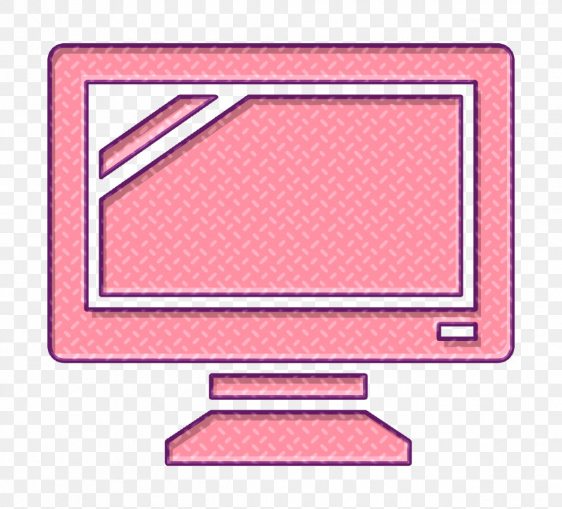 Computer Icon Electronic Visualization Monitor Tool For Tv Or Computer Icon House Things Icon, PNG, 1244x1128px, Computer Icon, Geometry, House Things Icon, Line, Mathematics Download Free