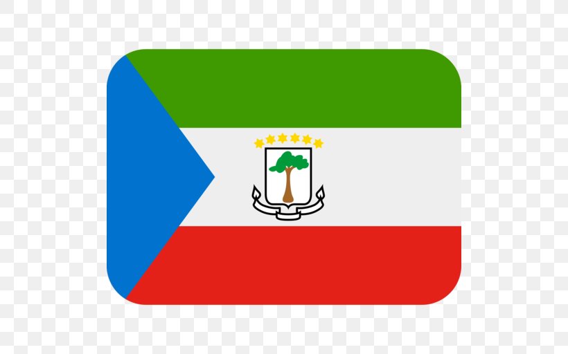 Flag Of Equatorial Guinea Emoji, PNG, 512x512px, Equatorial Guinea, Area, Brand, Coat Of Arms Of Equatorial Guinea, Country Download Free