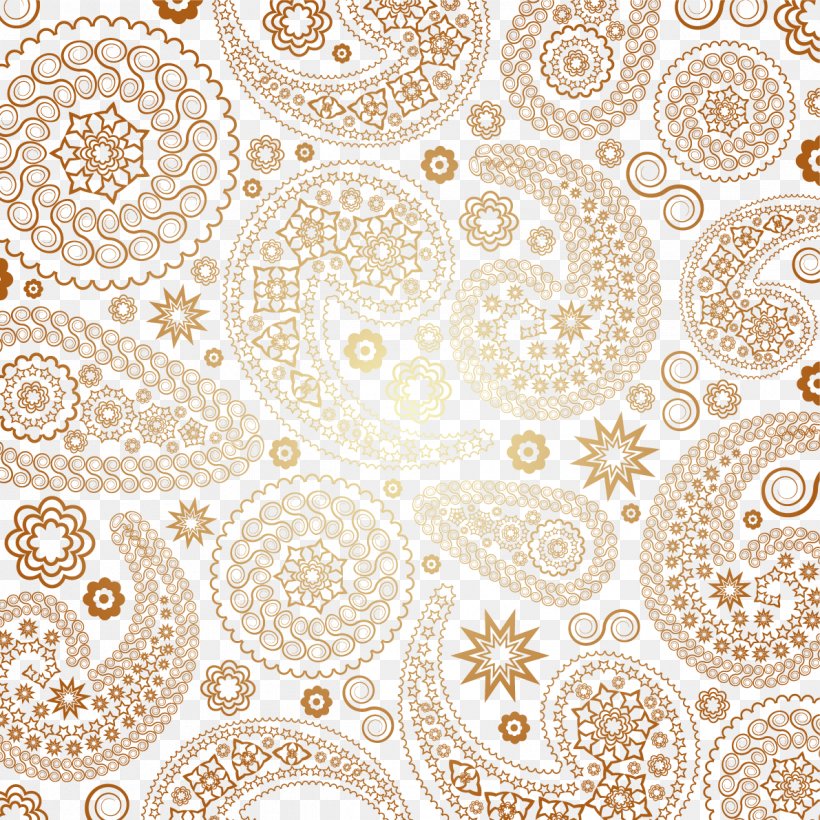 Gold Pattern Vector Material, PNG, 1191x1191px, Motif, Art, Henna, Lace, Mehndi Download Free