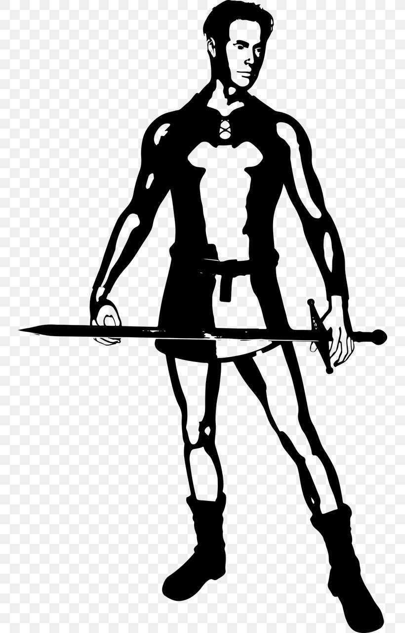 Middle Ages Crusades Knight Clip Art, PNG, 748x1280px, Middle Ages, Arm, Armour, Art, Black And White Download Free