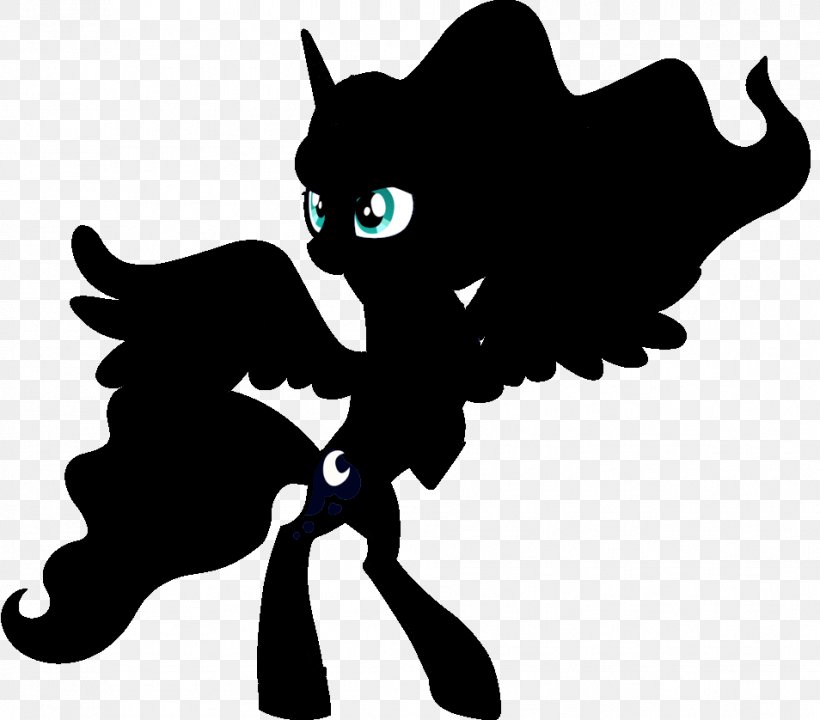Princess Luna Twilight Sparkle Clip Art, PNG, 954x838px, Princess Luna, Black, Black And White, Canterlot Wedding, Carnivoran Download Free