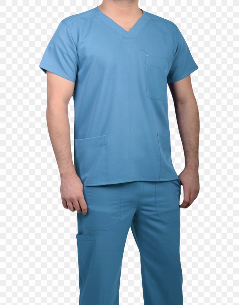 Scrubs T-shirt Lab Coats Sleeve, PNG, 870x1110px, Scrubs, Abdomen, Aqua, Azure, Blue Download Free