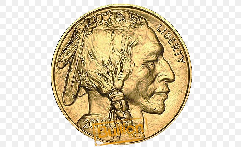 United States Of America American Buffalo Gold Bullion Coin, PNG, 500x500px, United States Of America, American Bison, American Buffalo, Buffalo Nickel, Bullion Coin Download Free