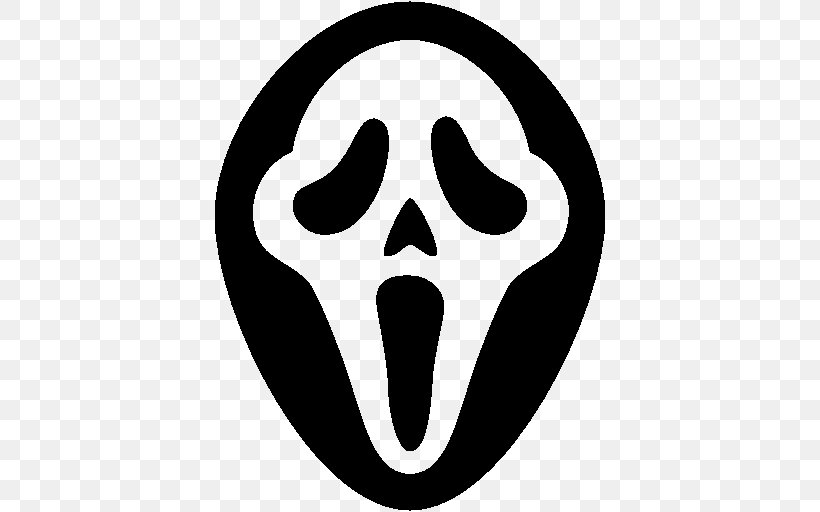 Jason Voorhees Ghostface Scream, PNG, 512x512px, Jason Voorhees, Black And White, Emoticon, Face, Ghostface Download Free