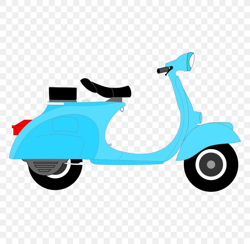 Scooter Moped Motorcycle Vespa Clip Art, PNG, 800x800px, Scooter, Automotive Design, Electric Motorcycles And Scooters, Kick Scooter, Mode Of Transport Download Free