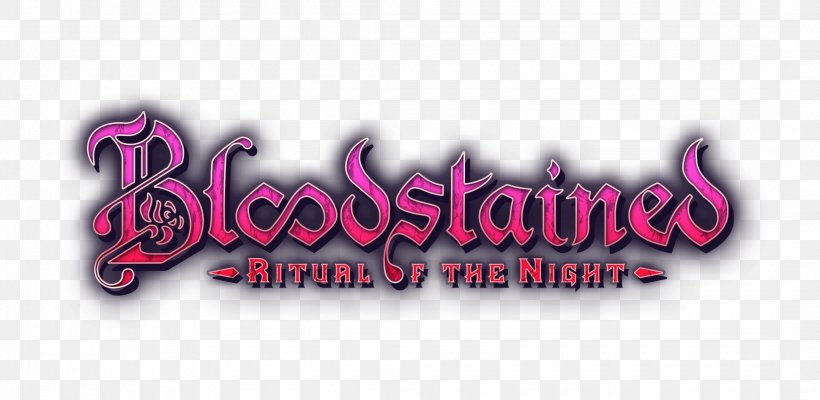 Logo Brand Bloodstained: Ritual Of The Night Font Product, PNG, 2160x1054px, Logo, Bloodstained Ritual Of The Night, Brand, Magenta, Pink Download Free