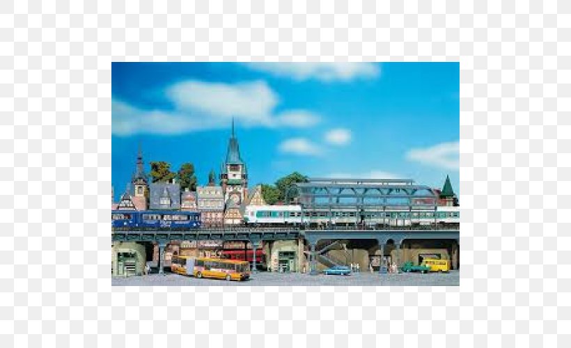 Rail Transport Commuter Station Rapid Transit Train Station HO Scale, PNG, 500x500px, Rail Transport, Baanvak, City, Commuter Station, Faller Download Free