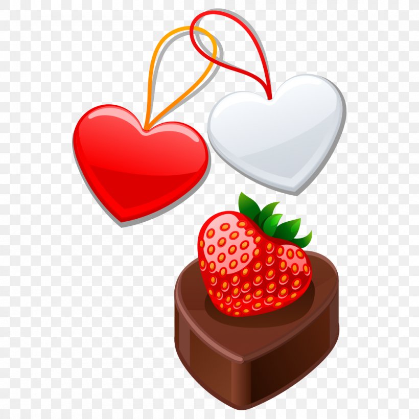 Strawberry Pie Chocolate Pudding White Chocolate Praline, PNG, 1000x1000px, Strawberry, Aedmaasikas, Bonbon, Cake, Chocolate Download Free