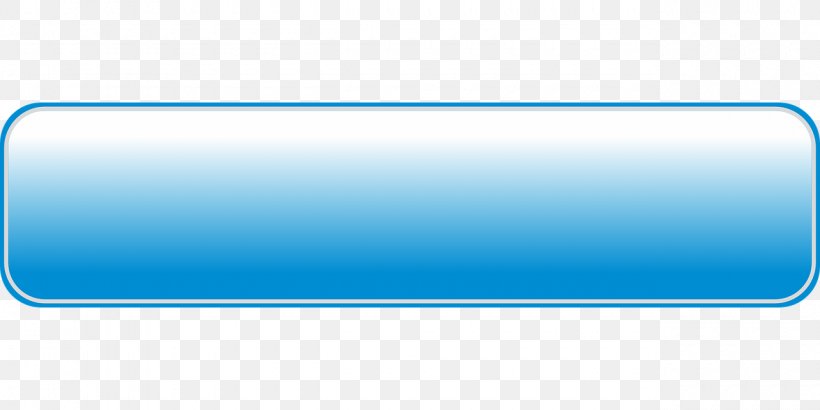 blue rectangle button icon