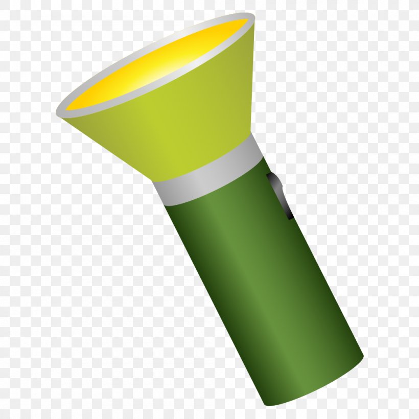 Cartoon Flashlight, PNG, 1000x1000px, Cartoon, Cylinder, Designer, Flashlight, Google Images Download Free