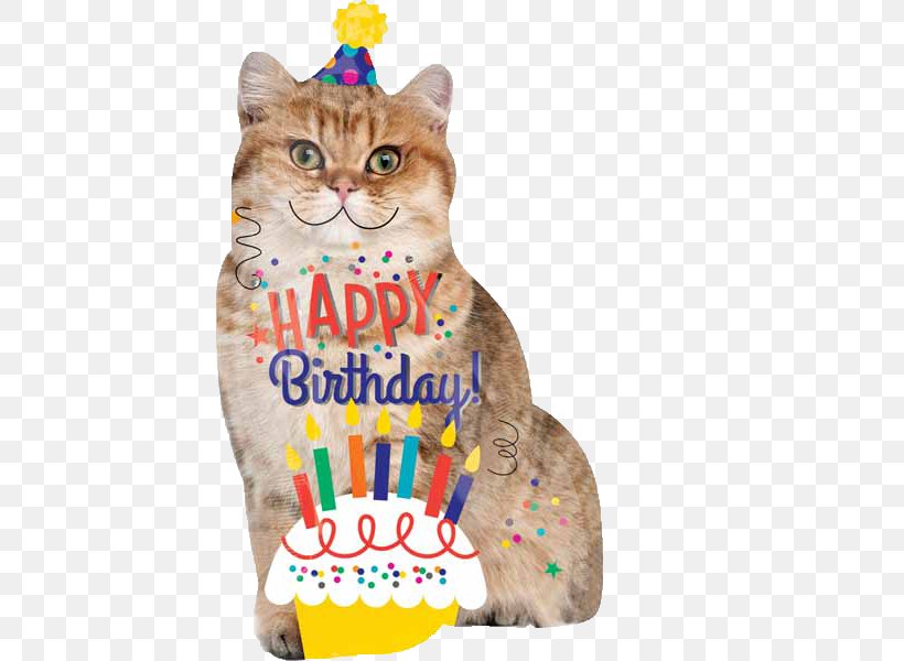 Cat Birthday Cake Balloon Kitten, PNG, 600x600px, Cat, Anniversary, Balloon, Birthday, Birthday Cake Download Free