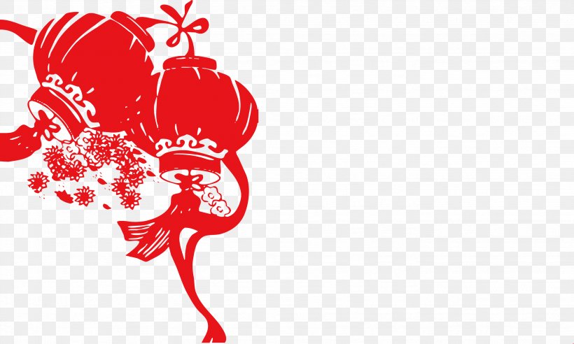 Chinese New Year Lantern Festival Papercutting, PNG, 2662x1598px, Chinese New Year, Chinese Paper Cutting, Festival, Holiday, Lantern Download Free