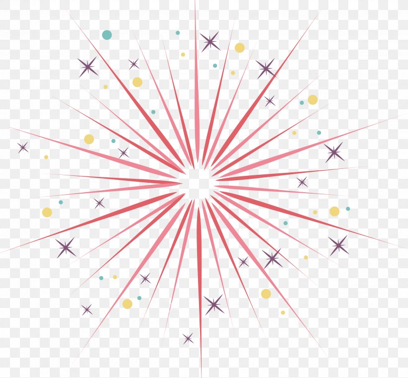 Fireworks Vecteur Euclidean Vector, PNG, 2808x2606px, Fireworks, Artificier, Diagram, Firecracker, Pink Download Free