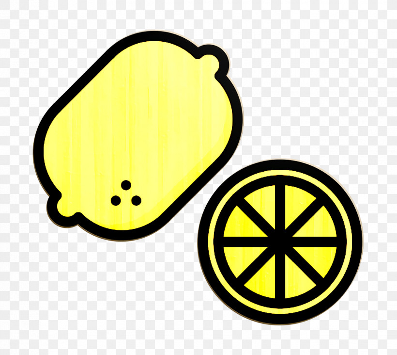 Fruits And Vegetables Icon Lemon Icon, PNG, 1236x1104px, Fruits And Vegetables Icon, Lemon Icon, Symbol, Yellow Download Free