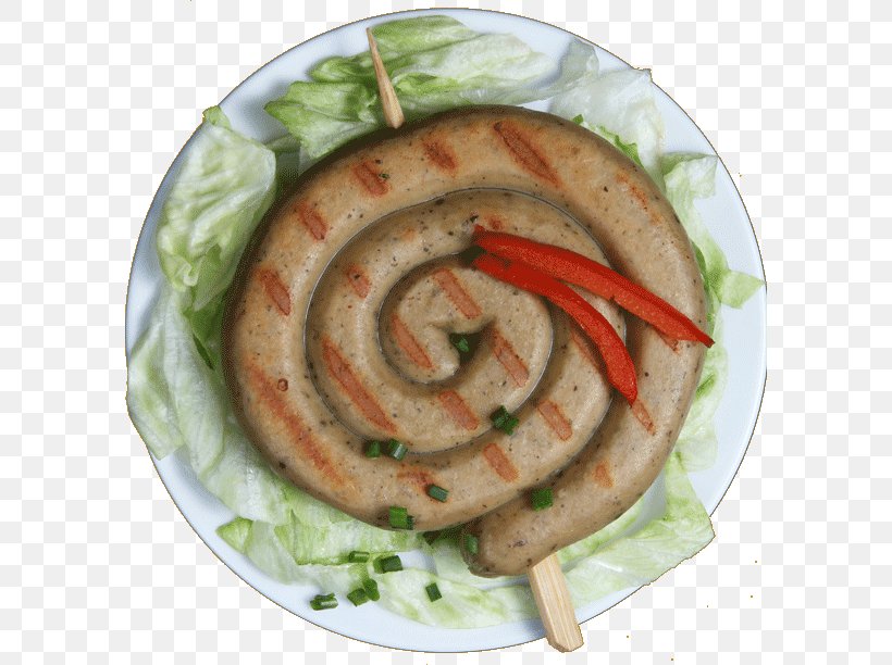 Galantine Vegetarian Cuisine Bratwurst Recipe Food, PNG, 590x612px, Galantine, Animal Source Foods, Bratwurst, Cuisine, Dish Download Free