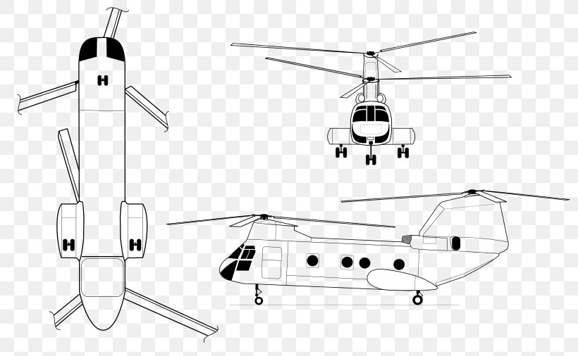 Helicopter Rotor Boeing Vertol CH-46 Sea Knight Boeing CH-47 Chinook Drawing, PNG, 800x506px, Helicopter Rotor, Aerospace Engineering, Aircraft, Airplane, Bell Uh1 Iroquois Download Free