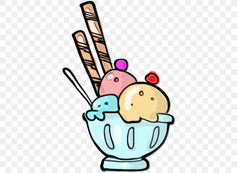Ice Cream, PNG, 600x600px, Watercolor, Geometry, Ice, Ice Cream, Line Download Free