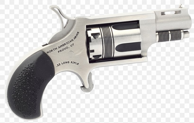 Revolver .22 Winchester Magnum Rimfire Firearm Gun Barrel Trigger, PNG, 3572x2280px, Watercolor, Cartoon, Flower, Frame, Heart Download Free