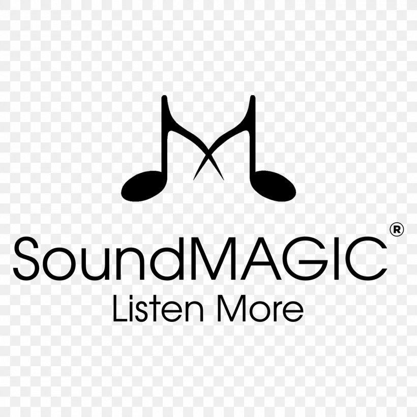 SoundMAGIC E10 Headphones Audio Logo, PNG, 1500x1500px, Headphones, Area, Audio, Black, Black And White Download Free