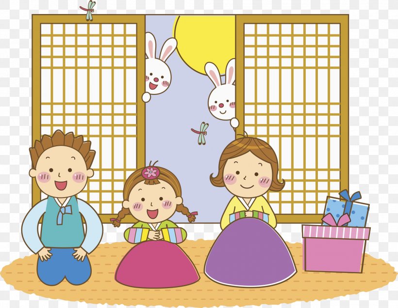 South Korea Chuseok Cartoon Clip Art, PNG, 2122x1646px, South Korea, Area, Art, Baby Toys, Cartoon Download Free