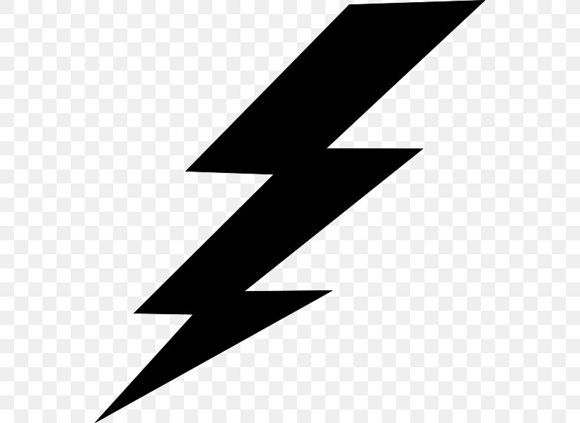 Lightning Black And White Clip Art, PNG, 552x599px, Lightning, Black, Black And White, Brand, Color Download Free