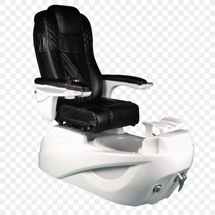Massage Chair Pedicure Spa Beauty Parlour, PNG, 1000x1000px, Massage Chair, Artificial Leather, Beauty Parlour, Black, Car Seat Cover Download Free