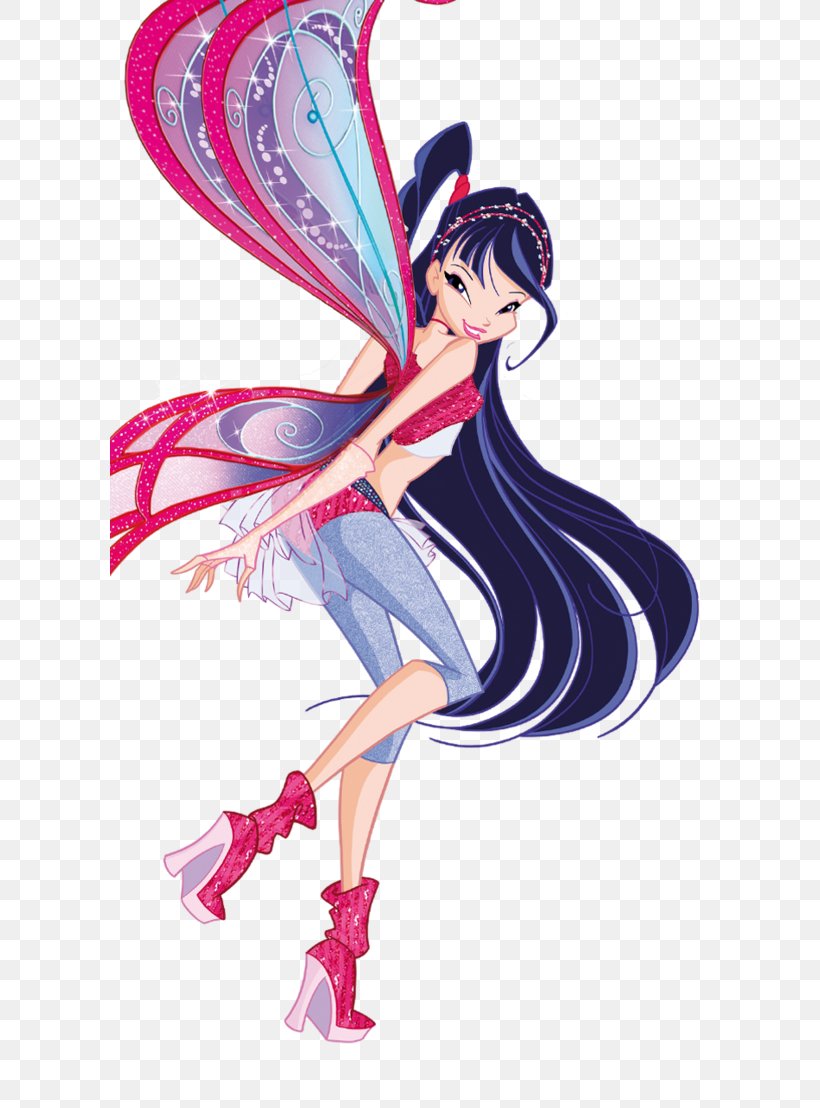 Musa Aisha Bloom Winx Club: Believix In You Tecna, PNG, 600x1108px, Watercolor, Cartoon, Flower, Frame, Heart Download Free