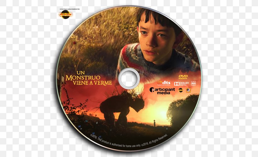 A Monster Calls Patrick Ness DVD Album Cover, PNG, 500x500px, Dvd, Album, Album Cover, Cinematography, Film Download Free