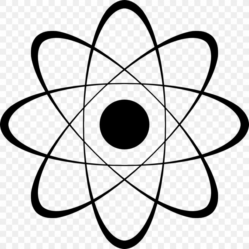 Atomic Nucleus Atomic Physics Clip Art, PNG, 1000x1000px, Atom, Area, Artwork, Atomic Nucleus, Atomic Physics Download Free