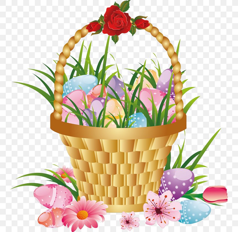 Easter Basket Vector Graphics Easter Bunny Image, PNG, 751x800px, Easter, Basket, Easter Basket, Easter Bunny, Easter Egg Download Free