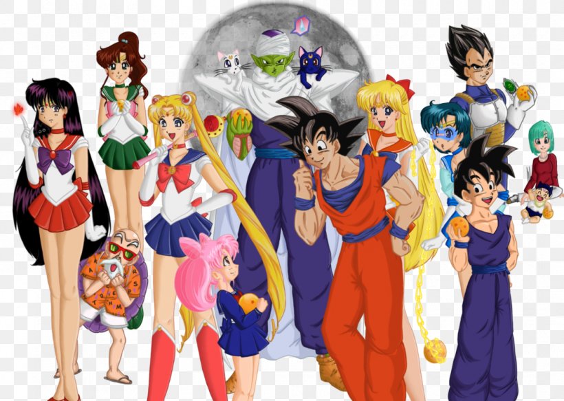 Goku Sailor Moon Chibiusa Tuxedo Mask Gohan, PNG, 1060x754px, Goku, Chibiusa, Costume, Crossover, Dragon Ball Download Free