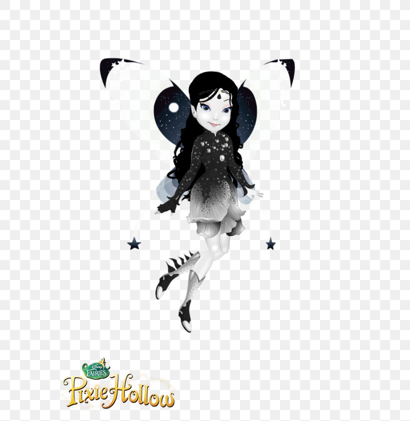 Illustration Graphic Design Fairy Graphics, PNG, 595x842px, Fairy, Art, Black Hair, Blackandwhite, Fictional Character Download Free