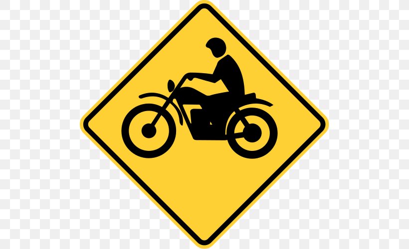 Traffic Sign Motorcycle Warning Sign, PNG, 500x500px, Traffic Sign, Area, Brand, Driving, Logo Download Free