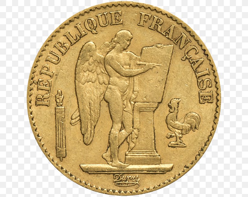 Gold Coin Gold Coin French Franc Numismatics, PNG, 650x650px, 2 Euro Coin, Coin, Ancient History, Bullion, Bullion Coin Download Free