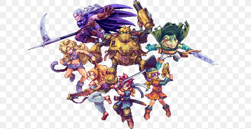 Chrono Trigger: Crimson Echoes Super Nintendo Entertainment System Chrono Resurrection Tabletop Role-playing Games In Japan, PNG, 636x423px, Chrono Trigger, Action Figure, Chrono, Chrono Trigger Crimson Echoes, Deviantart Download Free