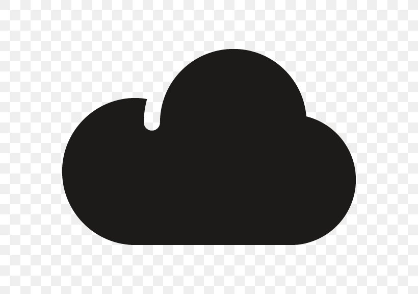 Cloud Computing Clip Art, PNG, 576x576px, Cloud Computing, Black, Black And White, Cloud Storage, Heart Download Free