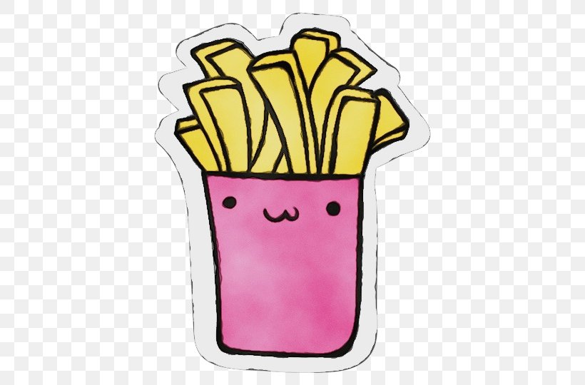 French Fries, PNG, 540x540px, Watercolor, Cartoon, Fast Food, French Fries, Fried Food Download Free