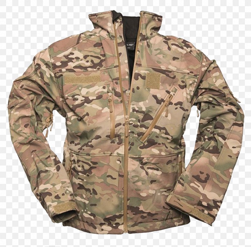 Mil-Tec Softshell Jacket SCU 14 Bunda Softshell Scu 14 Multitarn MultiCam, PNG, 911x896px, Jacket, Camouflage, Coat, Military Camouflage, Military Uniform Download Free