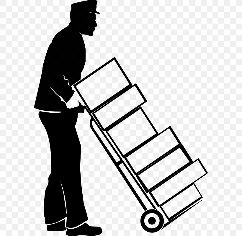Mover Clip Art, PNG, 589x800px, Mover, Animation, Black, Black And White, Box Download Free